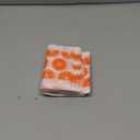Lunchskins Recyclable & Sealable Food Storage Snack Bags, Orange Design, 50 Bags - Eco-Friendly, Made Without PFAS and BPA
