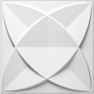 Art3d Decorative Textured PVC 3D Wall Panels for Interior Wall Decor in Living Room, Bedroom in White, Pack of 33 Tiles, 32Sq.Ft