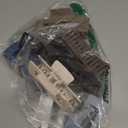 Large Hair Claw Clips - 8 Pcs Rectangle Big Claws for Thick Hair - Non-Slip Acrylic Banana Jaw Clips - Women & Girls (Blue, Brown)