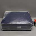 FLYMME King Size Quilt Set - Soft Navy Blue Quilts Lightweight Microfiber Bedspread - Classic Basket Weave Pattern Bedspreads Coverlet 3 Pieces for All-Season (1 Quilt, 2 Pillow Shams)