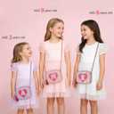 KKXIU Birthday Gifts for Girls Initial Toddler Purse Cute Kids Crossbody Bag