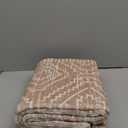 Wonnitar Washable Kitchen Runner Rug 2x6, Moroccan Runners for Hallway, Non Slip Bohemian Soft Bathroom Throw Mat Geometric Carpet Runner for Laundry Entryway Bedroom (Kakhi,2'x6')