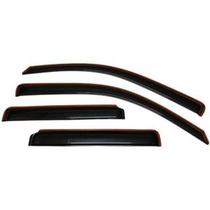 in-Channel Window Visors Sun Vent Guard (Smoke, Acrylic) IWVSVGF2CTE