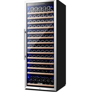 BODEGA 24 Inch Cooler, 154 Bottle Refrigerator, Freestanding Fridge with Intelligent Temperature Memory & Humidity Control, Upgraded Compressor, Quiet Operation