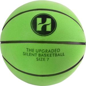 Upgraded Silent Basketball Size 7 (29.5''), Non-Vacuum Packaging Dribble Dream Indoor Basketball, Quiet Bounce Dunk Airless Ball Green