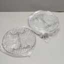 Foraineam 4 Pack 10.5 inch Steamer Rack Round Grilling Rack for Cooling Steaming Baking Cooking, Lifting Food in Pots, Cake Pan, Pressure Cooker and Oven