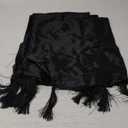 Youeon 14 Pcs Silk Satin Wig Bags 12"x16", Satin Black Gift & Travel Bag with Drawstring Tassel, Hair Bags for Packaging Wig, Bundles, Hair Extensions, Storage Sacks for Home, Salon, Travel