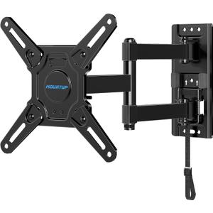 MOUNTUP Lockable RV TV Mount for 13-43 Inch TVs - Full Motion Swivel RV TV Bracket with Pull Cord Lock, Space Saving Design for Camper, Trailer, Motorhome, Truck - Max 33lbs & VESA 200x200mm, MU2101