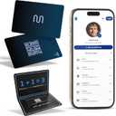 3 x Card - Digital Business Card - Tap to Share - AI Assistant - Networking Card Powered by AI - Connect with People - Tap the NFC or Scan the QR - Compatible with iPhone & Android