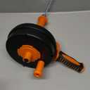 Drain Auger, Clog Remover with Drill Adapter, 25 Feet Flexible Plumbing Snake Use Manually or Powered for Kitchen, Bathroom and Shower Sink, Comes with Gloves (orange)