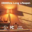 BR30 LED Bulb, Dimmable Flood Lights Indoor CRI80 8.5W Equivalent 65W 2700K Soft White 700 Lumens, 25000 Lifetime Hours Recessed Light Bulbs, E26 Base LED Can Light Bulbs, 12 Pack