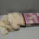 Sapphire Home Sheer Curtains - Two Tone 4 Panels Set w/Valance & Tiebacks, 55"x63", Lightweight Light-Filtering Window Curtain for Living Room, Bedroom, Kitchen, Dining Room - Floral Rose/Beige