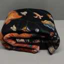 Area Rugs 6ft Washable Non-Slip, Floral Vintage Distress Print Pattern Medallion Carpet for Living Room Bedroom Dining Room, Black Colorful Floral Dark Tan