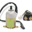 GY6 Starter for GY6 4-Stroke Engine 50cc 150cc 125cc 200cc 250cc Scooters Moped ATV Go Kart 4 Wheelers Dirt Bikes Baja Jonway Roketa Coolster (9Teeth)