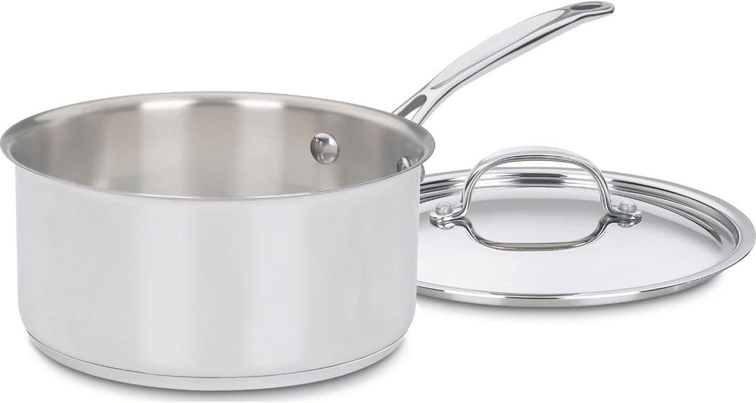 Cuisinart Saucepan w/Cover, Chef'sClassic Stainless Steel Cookware Collection, 3Quart, 719320
