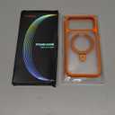 TORRAS for iPhone 17 Pro Max Case with Stand, Camera Control Button, Fit for MagSafe, Military Grade Protection, Translucent Slim Soft Edge Case for iPhone 17 Pro Max 6.9", Orange