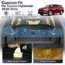 Powerty Cargo Cover for Toyota Highlander 2020-2026 with Cargo Net