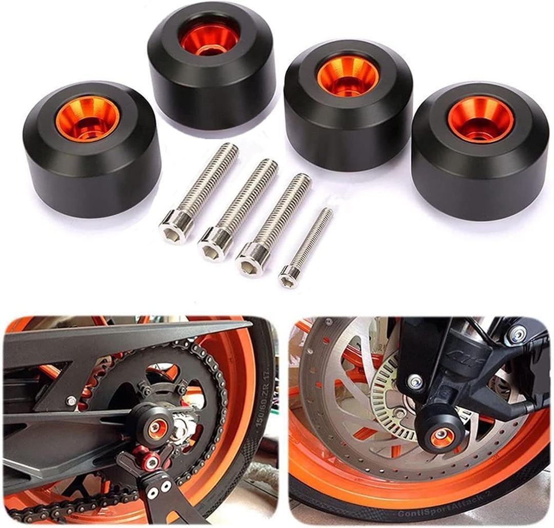 CICMOD Motorcycle Front Rear Fork Wheel Frame Slider Crash Protector for 125 200 390 Duke
