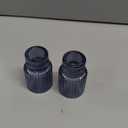 Romadedi Glass Candle Holders for Candlestick - 10 Pcs Blue Tapered Candle Sticks Holder Decor Bulk for Wedding Table Centerpiece Ribbed Taper Holder for Birthday Party Bridal Showers