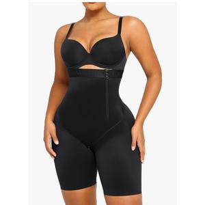 SHAPELLX Shapewear for Women Tummy Control Faja Body Shaper Butt Lifting High Waisted Shorts Thigh Slimmer Bodysuit, S