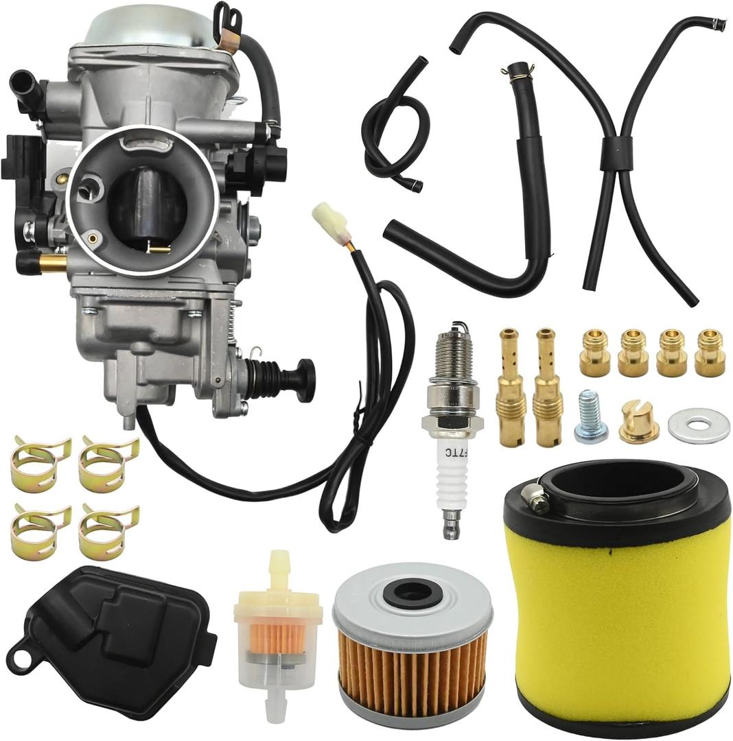 SYOWADA Carburetor Kit Replacement for Honda FourTrax 500 Foreman Rubicon Foreman TRX500TM TRX500FE 2001-2012 Replaces 16100-HP0-A01 16100-HN2-003 16100-HP0-305