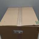 GREANER Clear Plastic Plant Pots, Plastic Planter with Drainage Holes, Nursery Pots for Indoor Outdoor with 20 Plant Labels, 12 Inch(Pack of 5)