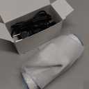 Inline Duct Fan 2 Inch 50mm Ventilation Exhaust Booster 62 CFM Quiet Fan Filter Duct Kit 6W 12V Intake Fume Extractor Blower for Attic Kitchen Grow Tent (2 inch/50mm, Adjustable Speed)