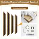 Retro Canvas Frame for 16x20 Handmade Landscape Painting,Bronze Gold