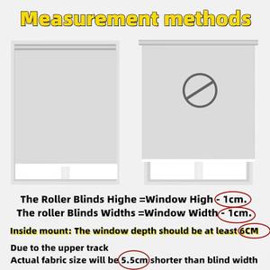 22x75inch Roller Blinds