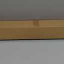 LazBlinds No Tools No Drill Cordless Bamboo Roman Shades, Light Filtering Window Treatment, Roll Up Bamboo Blinds for Window 33'' W x 64'' H, Brown