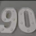 H: 8.26 Inches Light Up Numbers 90 Centerpieces Table Sign, Happy 90th Birthday Decorations for Women, 90th Party Decor for Men, 90 Birthday Gifts