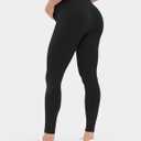 Buttergene Women's Maternity Leggings over the Belly Maternity Yoga Pants Workout Pregnancy Leggings (Pack of 3,L, Black)