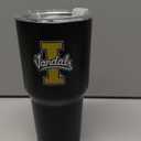 R and R Imports Idaho Vandals 24 oz Black Insulated Stainless Steel Tumbler