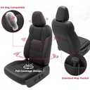 FREESOO Custom for Forester Seat Covers 2024 2023 2022 2021 2020 2019 Full Set - Luxury Waterproof Leather Seat Protector for Forester Accessories