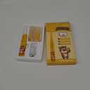 Vekkia Sonic Rechargeable Kids Electric Toothbrush, 3 Modes with Memory, Fun & Easy Cleaning, 24000 Strokes, IPX7 Waterproof, 2-Min Timer for Age 5+, 4 Soft Bristles(Yellow)