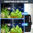 Small Aerator for Fish 19GPH-35GPH,Minnow Bucket USB Aerator,Adjustable Air Pump,Quiet Voice,with Car Cigarette Lighter,Suitable for Fishing Enthusiasts,Long Distance Transportation of Fish by Car