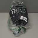 YFONG Travel Pillow for Long Flight Airplanes, Head Strap Combo with 3D Contoured Eye Mask for Sleep, Neck Pillow for Car Trip Essential, 360 Support Memory Foam Headrest, Prevent Head Bobbing, Black