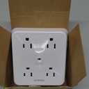 Surge Protector 8 Outlet Extender, TESSAN Multi Outlet Splitter with 3 USB Wall Charger (1 USB C), 3-Sided Multiple Plug Power Strip 1700J, Charging Station for Home Office Dorm Room Essentials