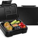 Simple Modern Bento Lunch Box for Kids | BPA Free, Leakproof, Dishwasher Safe | Lunch Container for Boys, Toddlers | Porter Collection | 5 Compartments | Midnight Black (30oz Bento Box, -Midnight Black)