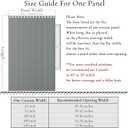 100% Blackout Privacy Door Curtain for Doorway, Magnetic Door Curtain for Closet & Hallway, 1 Panel, W45 x L80, Gray