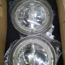 H2 LED Fog DRL Daytime Running Lamp Light Assembly for H-ummer H2 2003 2004 2005 2006 2007 2008 2009 12V/10W Xenon White LED Halo Ring Driving Running Lights Lamps CE/E4/RoHs OEM 15258697 15205899