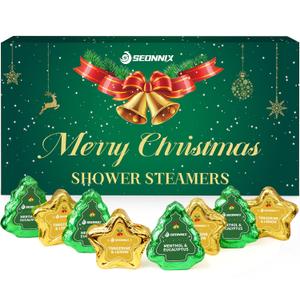 Shower Steamers Aromatherapy - 8 Pack Shower Bombs Christmas Gifts Stocking Stuffers for Women and Men, Stress Relief & Luxury Self Care, Gifts for Women Who Has Everything
