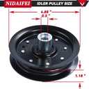 2 Pack 604219 for Hustler Raptor 52" 42" 36", SD 48" 42" 36" Mower | Replaces 126123 for Raptor Limited 52" 42", Raptor Flip-Up 54" 48", Dash 42" 34", Dash XD 42" 34", BigDog 48"