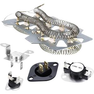 Dryer Heating Element Kit for sam-sung DV405ETPASU DVE45N5300F/A3 DV365ETBGWR/A3 DV42H5400EF DVE50R5400W/A3 DVE45T3400P/A3 DV400EWHDWR DV42H5400EW DVE50T5300C/A3 DV330AEW DV419AEW DVE45T3400V