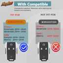 DIY Key Fob Kit Replacement for 2014 2015 2016 2017 2018 Chevy Silverado 1500 2500 3500 HD GMC Sierra 2015-2020 GMC Canyon Chevy Colorado Keyless Entry M3N-32337100 with Easy OBD Tool At Home