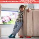 Furniture Lifter Tool & Furniture Moving Sliders Set 360 Rotating Wheels Up to 220 lbs, Refrigerator Movers Sliders with Smooth Glide, Non-Scratch Design for Hardwood Floors, Home & Office Appliances