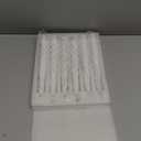 White Flameless Taper Candles with Remote, Spiral Candles Battery Operated, Flickering LED Wax Candlesticks Set of 6