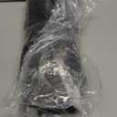 MIULEE Pack of 2 Corduroy Decorative Throw Pillow Covers 20x20 Inch Soft Boho Striped Pillow Covers Modern Farmhouse Home Decor for Halloween Sofa Living Room Couch Bed Black