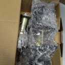 Goldenwarm Matte Black Closet Door Knobs, Passage Door Knob Hallway, Black Door Knobs Interior No Lock 6 Pack