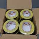 TAPEBEAR Hazard Caution Tape Yellow Black 2inch x 150 Feet (50yds)